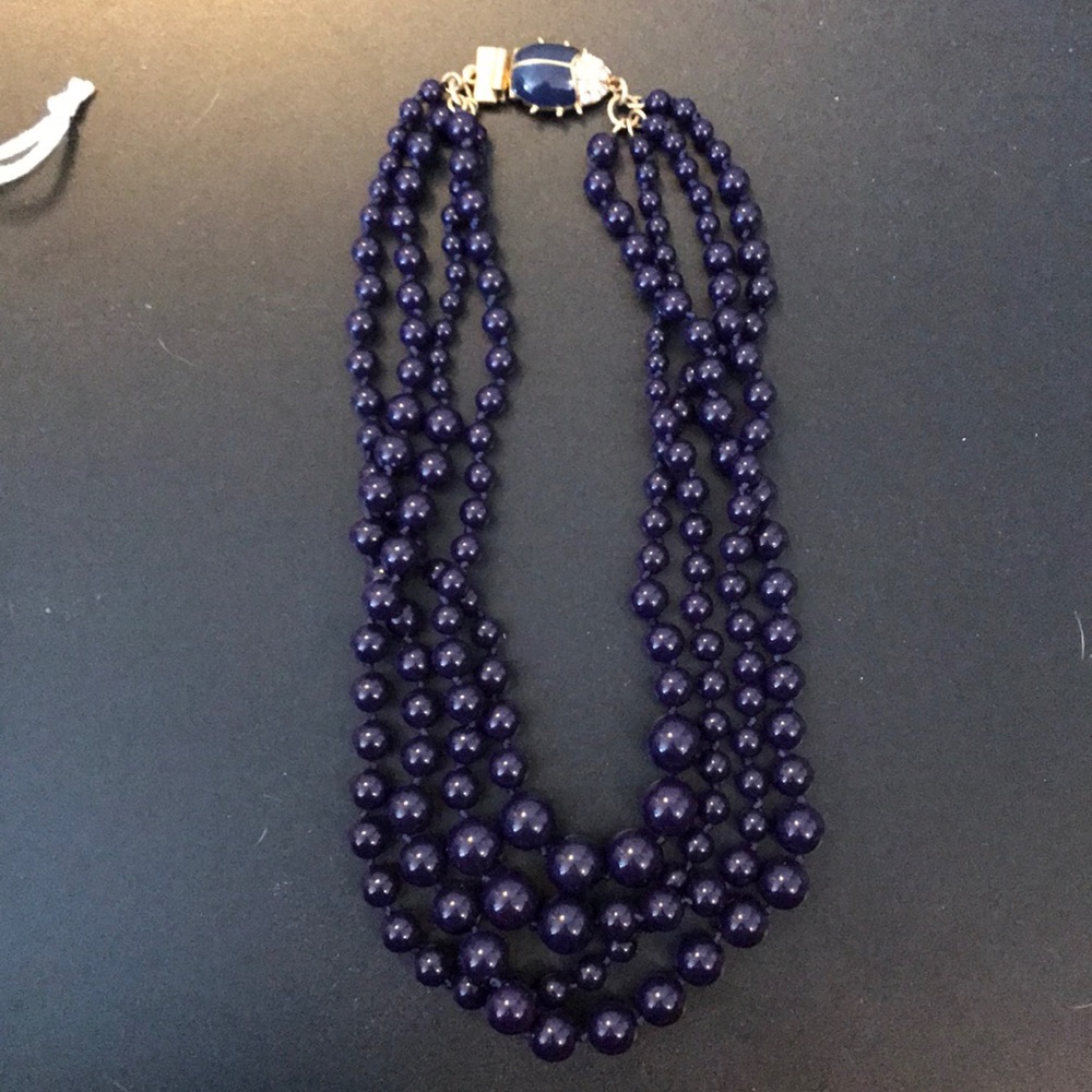 J. Crew multi-strand beaded necklace